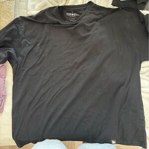 Youngla oversized world logo tee